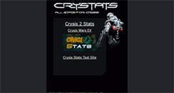 Desktop Screenshot of crystats.com
