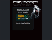 Tablet Screenshot of crystats.com